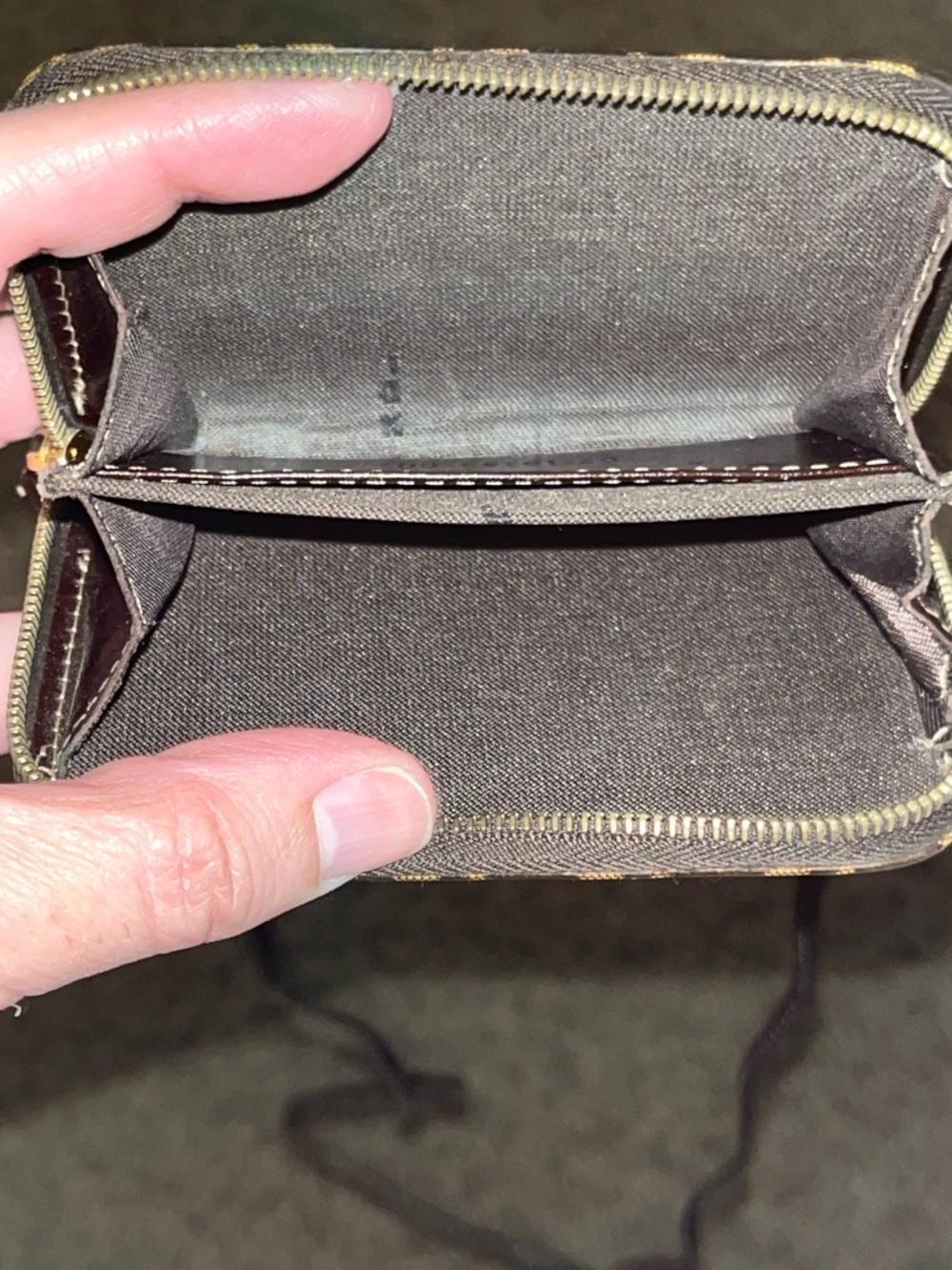 Fendi Zucca Mini Crossbody Card Holder - Picture 9 of 10